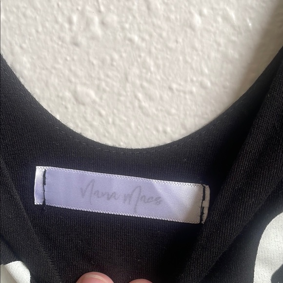 Black Bodysuit with Ghost Print - Picture 2 of 5